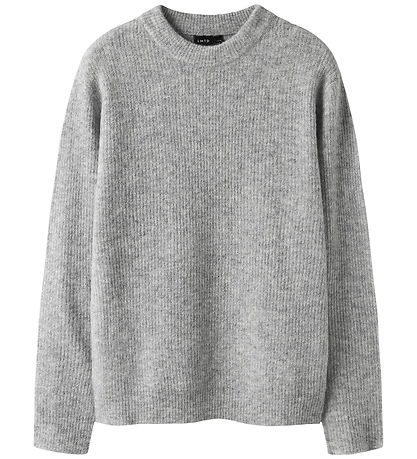 LMTD Bluse - Strik - Noos - NlmKleave - Light Grey Melange