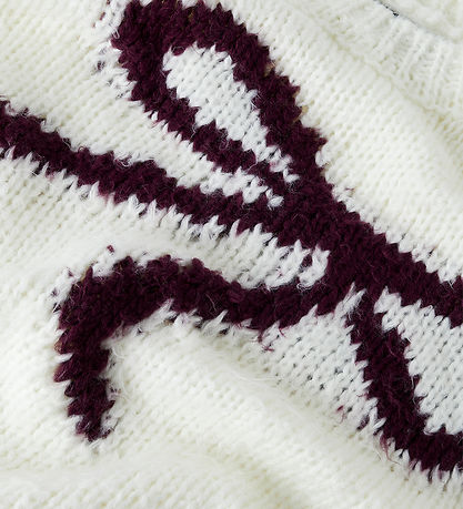 LMTD Bluse - Strik - NlfBow - White Alyssum