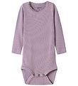 Name It Body l/æ - Noos - Rib - NbfKab - Lavender Gray