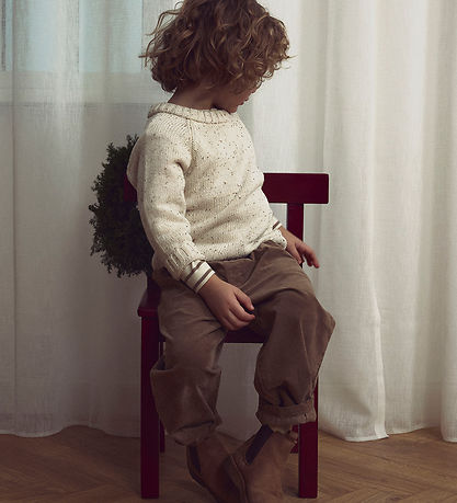 Lil' Atelier Bluse - Strik - NmnGalto - Turtledove