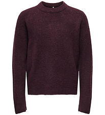 Kids Only Bluse - Strik - KogCamilla - Winetasting/ Melange