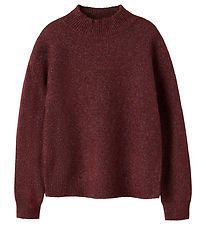 Name It Bluse - Strik - NkfVemmie - Burgundy