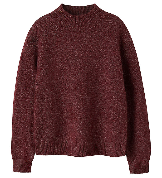 Name It Bluse - Strik - NkfVemmie - Burgundy