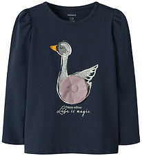 Name It Bluse - NmfSwana - Navy Blazer