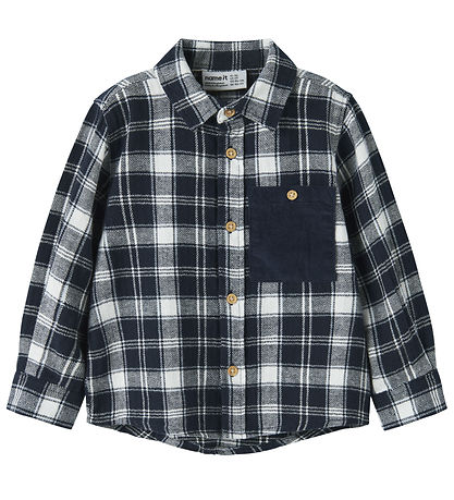 Name it Skjorte - NmmSanto - Navy Blazer