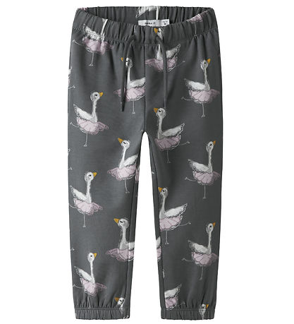 Name It Sweatpants - NmfSwana -  Lava Smoke