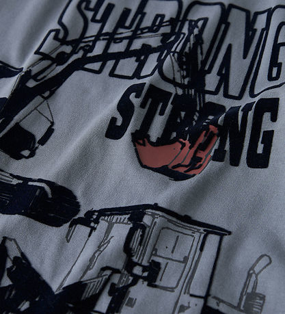 Name it Bluse - NmmSennet - Flint Stone