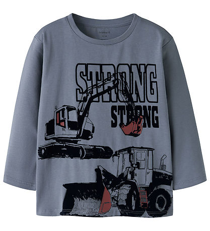 Name it Bluse - NmmSennet - Flint Stone