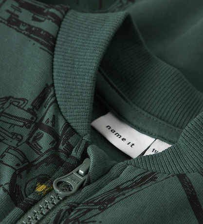 Name It Cardigan - NmmStorm - Bistro Green