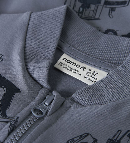 Name It Cardigan - NmmStorm - Flint Stone