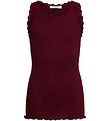 Rosemunde Top - RkBalta - Modal Lace - Tawny Port