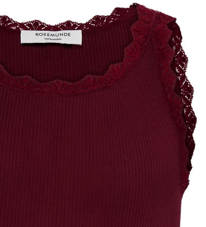 Rosemunde Top - RkBalta - Modal Lace - Tawny Port