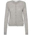 Rosemunde Cardigan - RkSofia - stril - Uld - Light Grey Melange