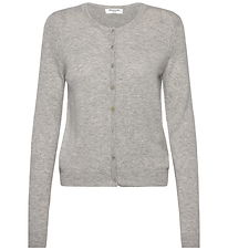 Rosemunde Cardigan - RkSofia - stril - Uld - Light Grey Melange