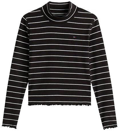 Tommy Hilfiger Bluse - Mock Neck - Black