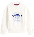 Tommy Hilfiger Sweatshirt - Crew - Ancient White