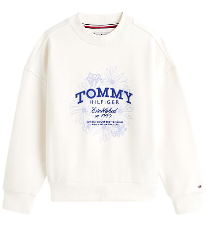 Tommy Hilfiger Sweatshirt - Crew - Ancient White