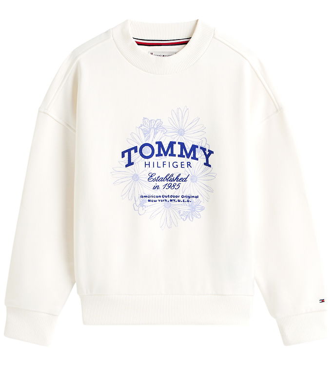 Tommy Hilfiger Sweatshirt - Crew - Ancient White