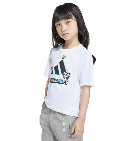 adidas Performance T-shirt - Minecraft - White
