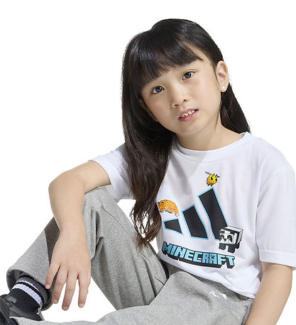 adidas Performance T-shirt - Minecraft - White