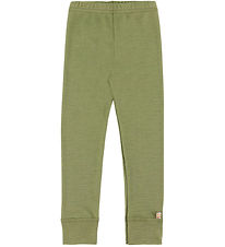 Katvig Leggings - Uld - Lysegrøn