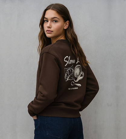 Hound Sweatshirt - HdSofia - Dark Brown