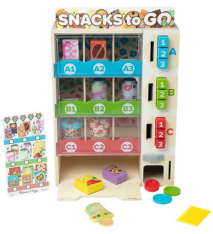 Melissa & Doug Legemad - Snack Automat - 19 dele