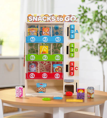 Melissa & Doug Legemad - Snack Automat - 19 dele