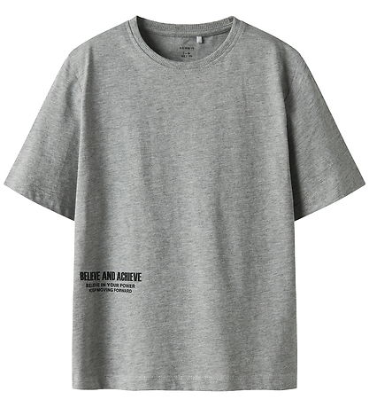 Name It T-shirt - NkmSeb - Grey Melange