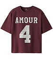 Name It T-shirt - NkfSangy - Burgundy