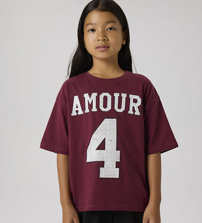 Name It T-shirt - NkfSangy - Burgundy