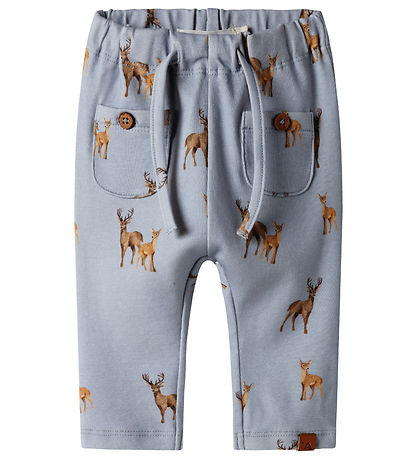 Lil' Atelier Bukser - NbmLayo - Gray Dawn/ Deer