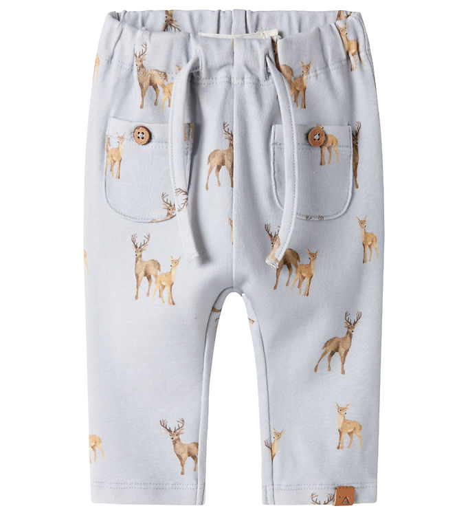 Lil' Atelier Bukser - NbmLayo - Gray Dawn/ Deer