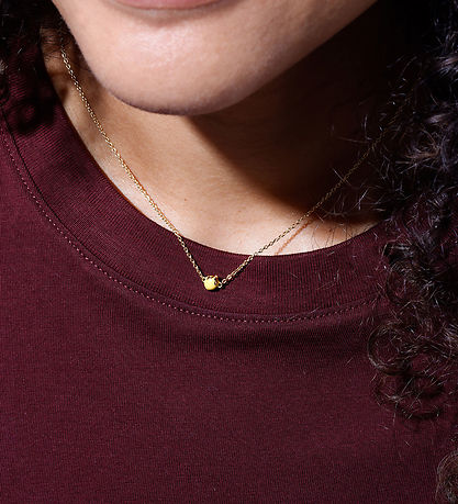 Design Letters Halskæde - Guldbelagt - When life gives you lemon