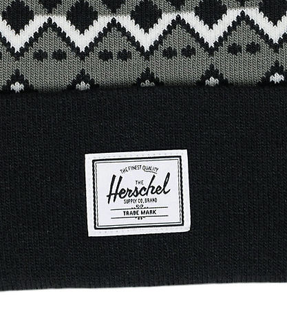 Herschel Hue - Strik - Elmer - Black Fair Isle