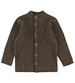 Joha Cardigan - Strik - Uld - Brun Meleret