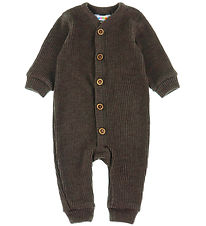 Joha Køredragt - Strik - Uld - Brun Meleret