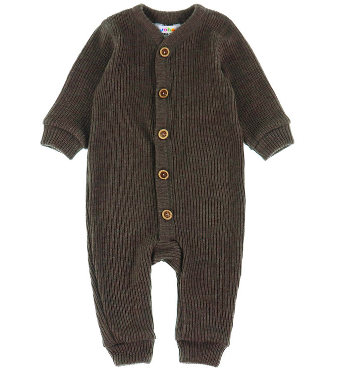 Joha Køredragt - Strik - Uld - Brun Meleret