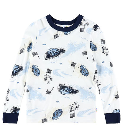 Joha Nattøj - 2 Delt - Bambus - Off White m. Print