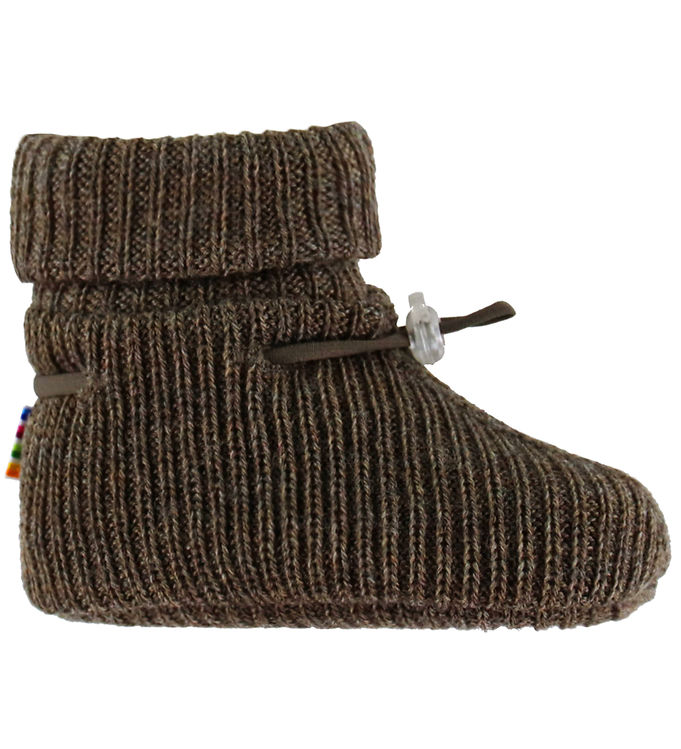 Joha Futter - Uld - Strik - Brun Meleret