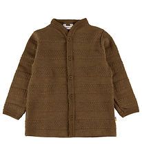 Joha Cardigan - Uld - Varm Brun