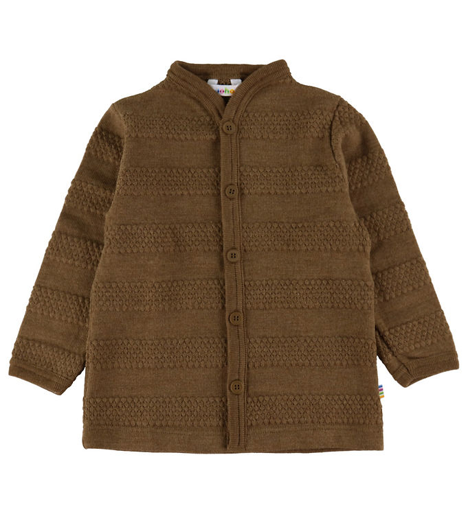 Joha Cardigan - Strik - Uld - Varm Brun