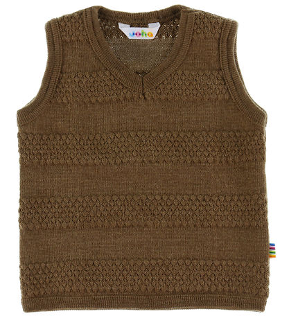 Joha Vest - Uld - Varm Brun