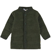 Joha Cardigan - Strik - Uld - Mos Grøn