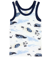 Joha Undertrøje - Viskose/ Bambus - Off White m. Print