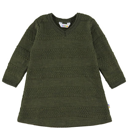 Joha Kjole - Uld - Mos Grøn