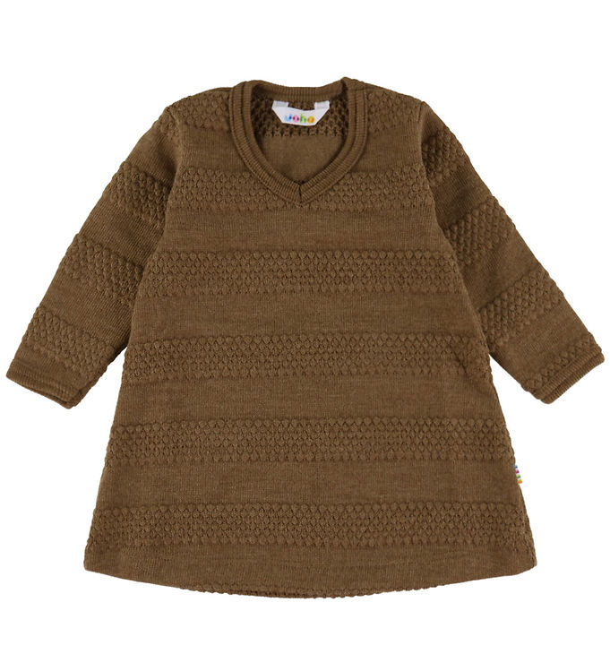 Joha Kjole - Uld - Varm Brun