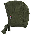 Joha Babyhjelm - Uld - Strik - Mos Grøn
