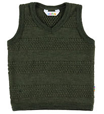 Joha Vest - Uld - Mos Grøn