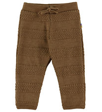 Joha Bukser - Strik - Uld - Varm Brun